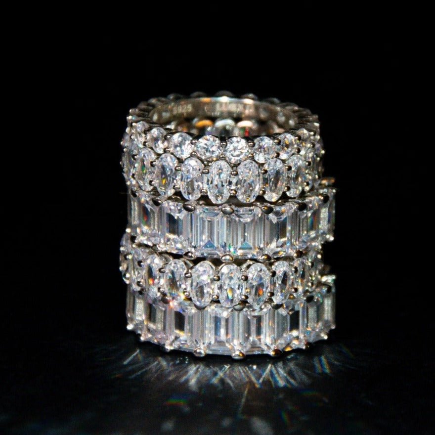 OVAL ETERNITY RING | SILVER - LUCKY13