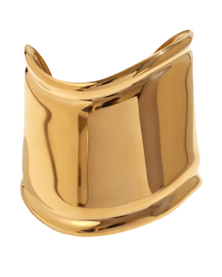 CLEO CUFF BRACELET | GOLD PLATED.