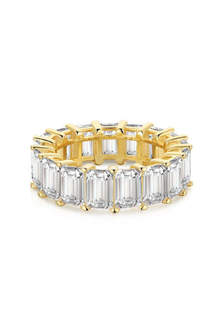 EMERALD ETERNITY RING | GOLD - LUCKY13