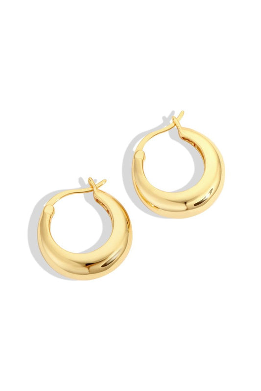 MINI RETRO HOOPS GOLD - LUCKY13