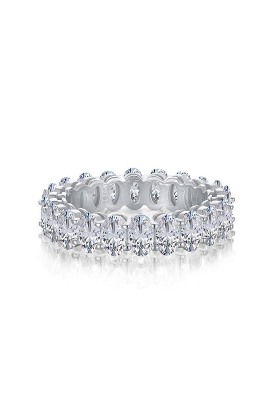 OVAL ETERNITY RING | SILVER - LUCKY13
