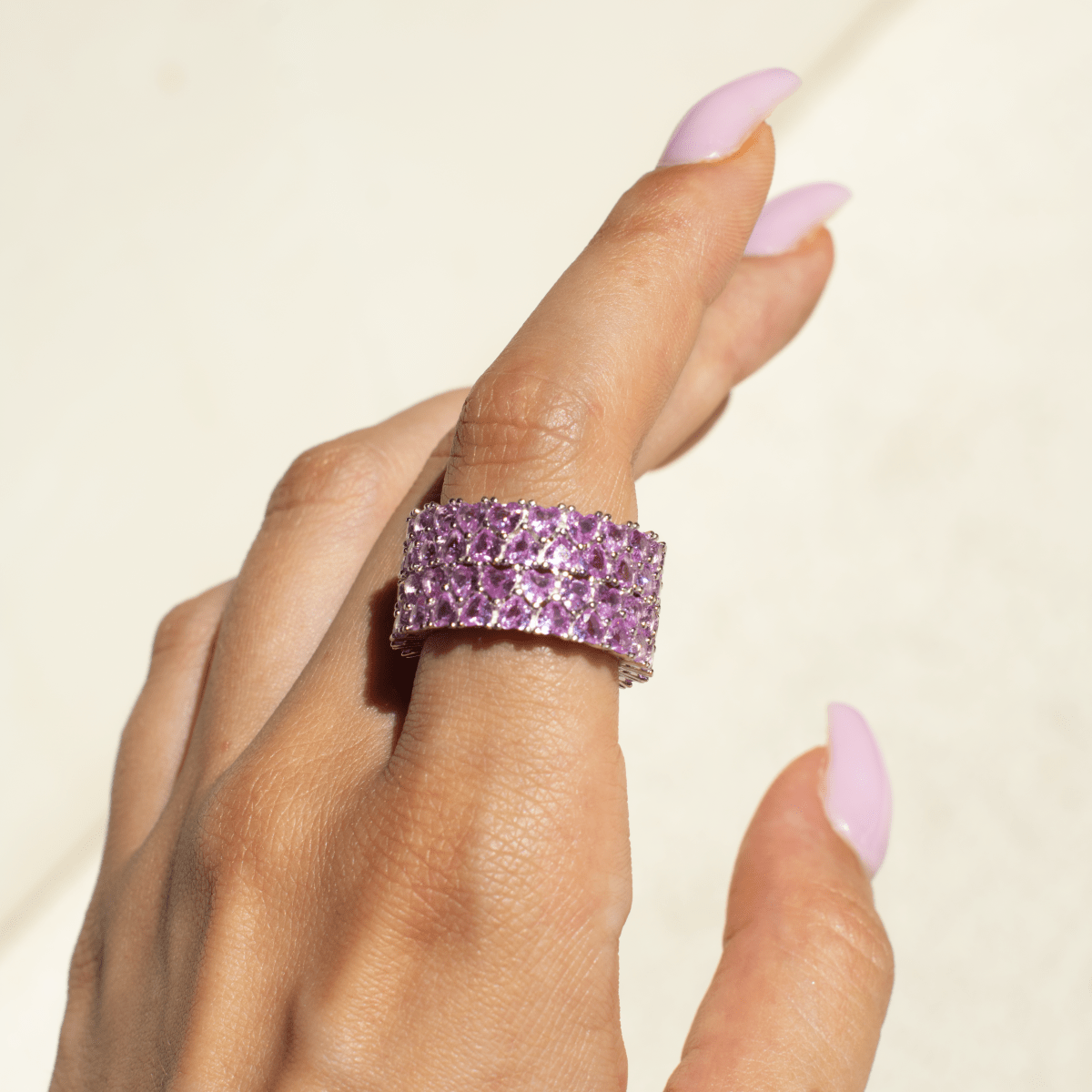 PINK NURI RING - LUCKY13